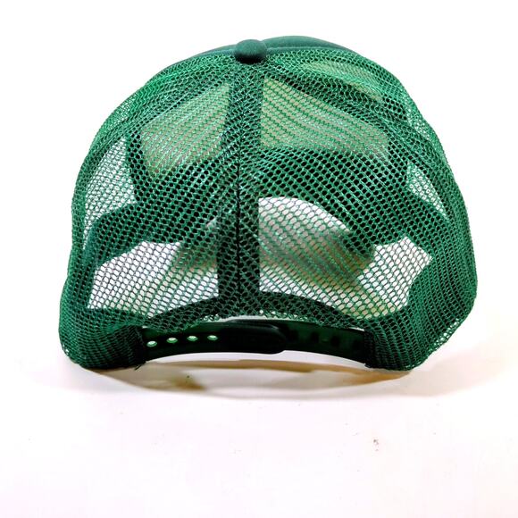 Offline Ulta Beauty Trucker Hat Cap Puff Logo Green Adjustable Snapback - Picture 3 of 6